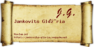 Jankovits Glória névjegykártya
